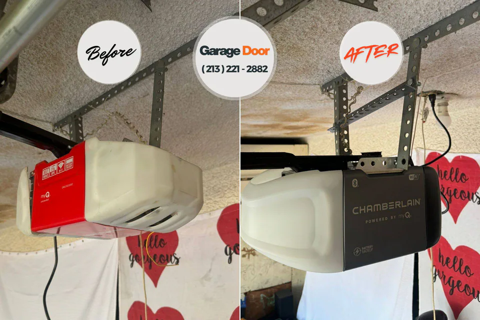 Before and after: garage door repair near me Surf City